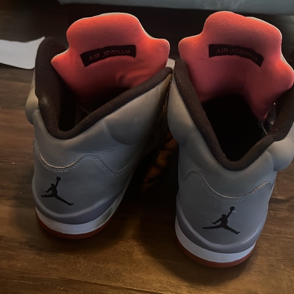 Jordan 5 Retro GG Hot Lava Prewowned Sz 8.5Y - Picture 3 of 13
